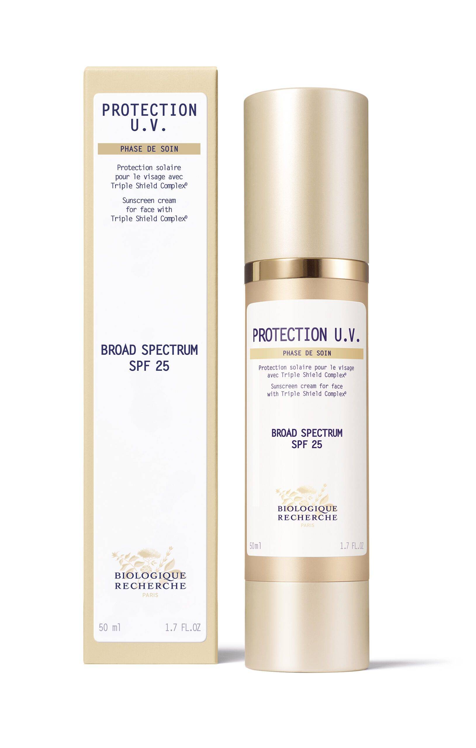 SPF 25 50 biologique recherche
